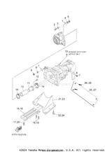 Yamaha parts diagram for F5K-U72B7-00-00 - Ref #15