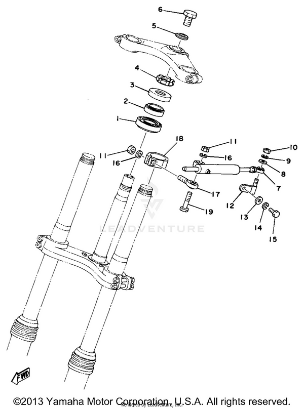 Yamaha parts diagram for 90209-14022-00 - Ref #5
