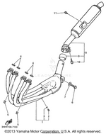 Yamaha parts diagram for 3HE-14755-00-00 - Ref #9