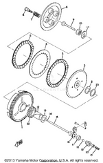 Yamaha parts diagram for 257-16342-00-00 - Ref #16