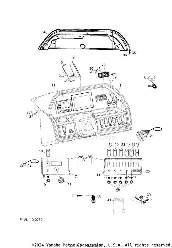 Yamaha parts diagram for 90201-08S00-00 - Ref #4