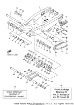 Yamaha parts diagram for 93109-22019-00 - Ref #28