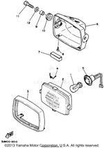 Yamaha parts diagram for 98580-05012-00 - Ref #8