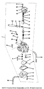 Yamaha parts diagram for 439-14198-01-00 - Ref #18