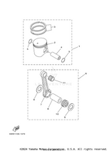 Yamaha parts diagram for 1P8-11630-00-00 - Ref #1
