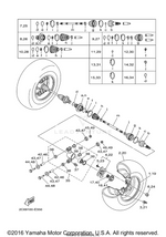 Yamaha parts diagram for 5KM-2530X-12-00 - Ref #9