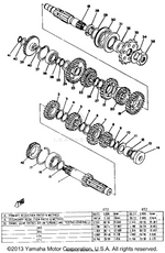 Yamaha parts diagram for 291-17251-10-00