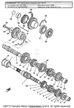 Yamaha parts diagram for 90380-08059-00 - Ref #38