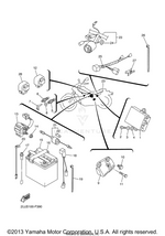 Yamaha parts diagram for 1A0-82161-00-00 - Ref #22