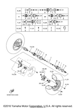 Yamaha parts diagram for 5KM-23501-11-00 - Ref #15