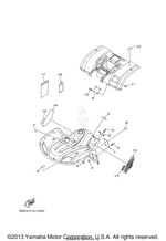 Yamaha parts diagram for 5UH-F1781-K0-00 - Ref #13