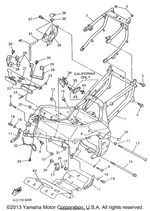 Yamaha parts diagram for 4FM-21446-01-00 - Ref #27