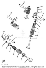 Yamaha parts diagram for 1L9-12156-01-00 - Ref #10
