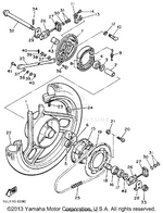 Yamaha parts diagram for 90110-08057-00 - Ref #20