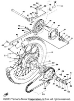 Yamaha parts diagram for 148-25412-00-00 - Ref #28
