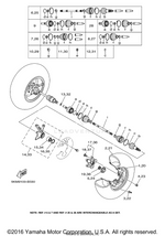Yamaha parts diagram for 5KM-2510G-10-00