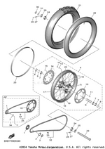 Yamaha parts diagram for 4XM-25364-00-00 - Ref #19