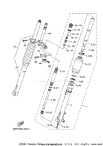 Yamaha parts diagram for 1L9-23145-00-00 - Ref #16