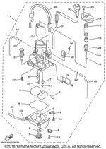 Yamaha parts diagram for 4XL-14916-VE-00 - Ref #10