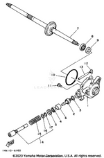 Yamaha parts diagram for 93316-00501-00 - Ref #8