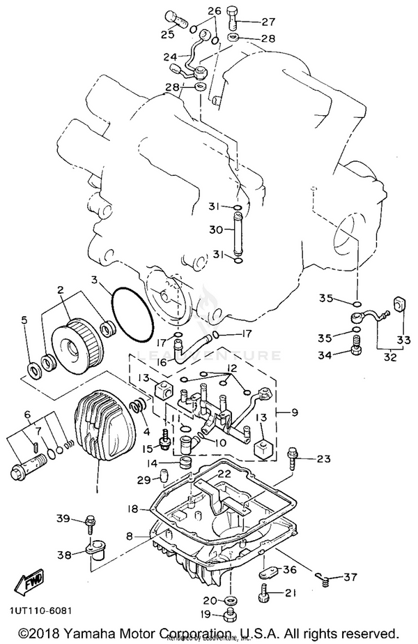 Yamaha parts diagram for 1J7-13441-10-00 - Ref #2