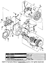 Yamaha parts diagram for 796-85541-00-00 - Ref #40