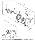Yamaha parts diagram for 21V-15699-01-00 - Ref #15