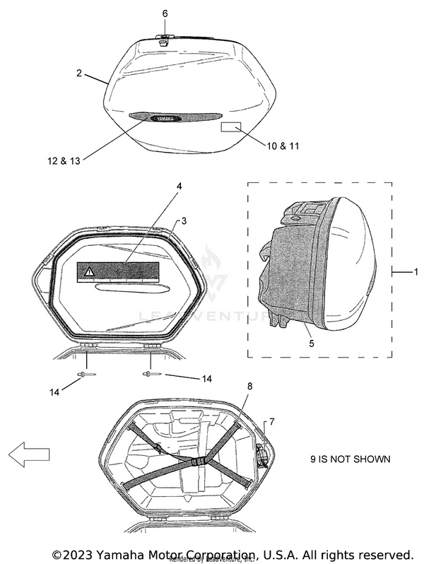 Yamaha parts diagram for 1MC-SCBCR-00-00 - Ref #12