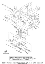 Yamaha parts diagram for 4ES-22129-00-00 - Ref #23