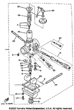 Yamaha parts diagram for 260-14142-35-00 - Ref #2