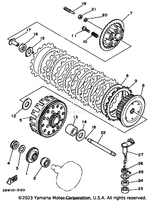 Yamaha parts diagram for 2K7-16154-00-00 - Ref #12