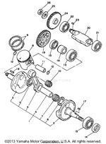 Yamaha parts diagram for 93310-316C9-00 - Ref #10