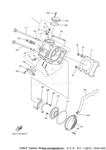 Yamaha parts diagram for 90401-06001-00 - Ref #4