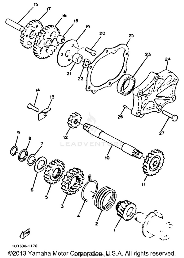 Yamaha parts diagram for 90468-29062-00 - Ref #4