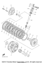 Yamaha parts diagram for 90215-20004-00 - Ref #17