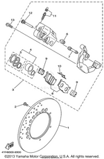 Yamaha parts diagram for 4BP-W0045-00-00 - Ref #8