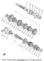 Yamaha parts diagram for 93311-31522-00 - Ref #10