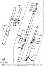 Yamaha parts diagram for 205-23111-40-00 - Ref #15
