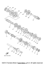 Yamaha parts diagram for 93410-25017-00 - Ref #26