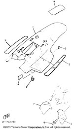Yamaha parts diagram for 3PT-21741-00-00 - Ref #7