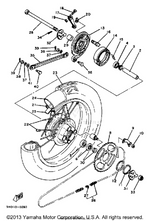 Yamaha parts diagram for 93410-52061-00 - Ref #11