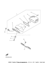 Yamaha parts diagram for 90119-06163-00 - Ref #7