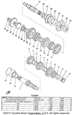 Yamaha parts diagram for 90209-21080-00 - Ref #6