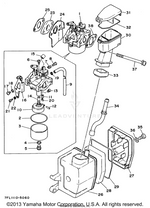 Yamaha parts diagram for 7X9-14416-10-00 - Ref #38