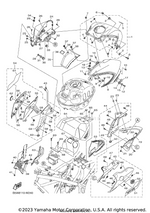 Yamaha parts diagram for B9T-XF137-10-3E - Ref #44