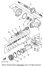 Yamaha parts diagram for 90201-146F9-00 - Ref #15