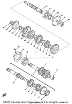 Yamaha parts diagram for 315-17121-00-00 - Ref #20