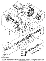 Yamaha parts diagram for 90201-21381-00 - Ref #37