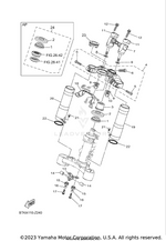 Yamaha parts diagram for 93210-40M10-00 - Ref #22