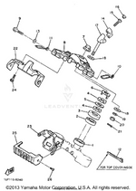 Yamaha parts diagram for 42X-23317-01-00 - Ref #10